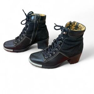 fly london leal combat boots EU 40/US 9